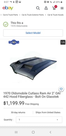 Does anyone know where i could get this exact hood other than ebay i cant seem to find any other than on glassteck