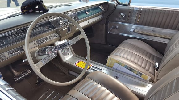 Loved the interior. The buckets would look good in a Cutlass! Very cool steering wheel.