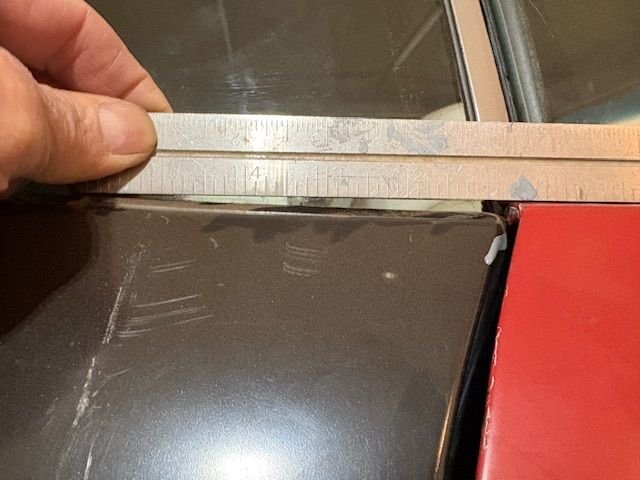 Rear door is about 1/8” high at the new QP’s.  QP’s are correct, because bottom edge rests on the existing factory rocker.