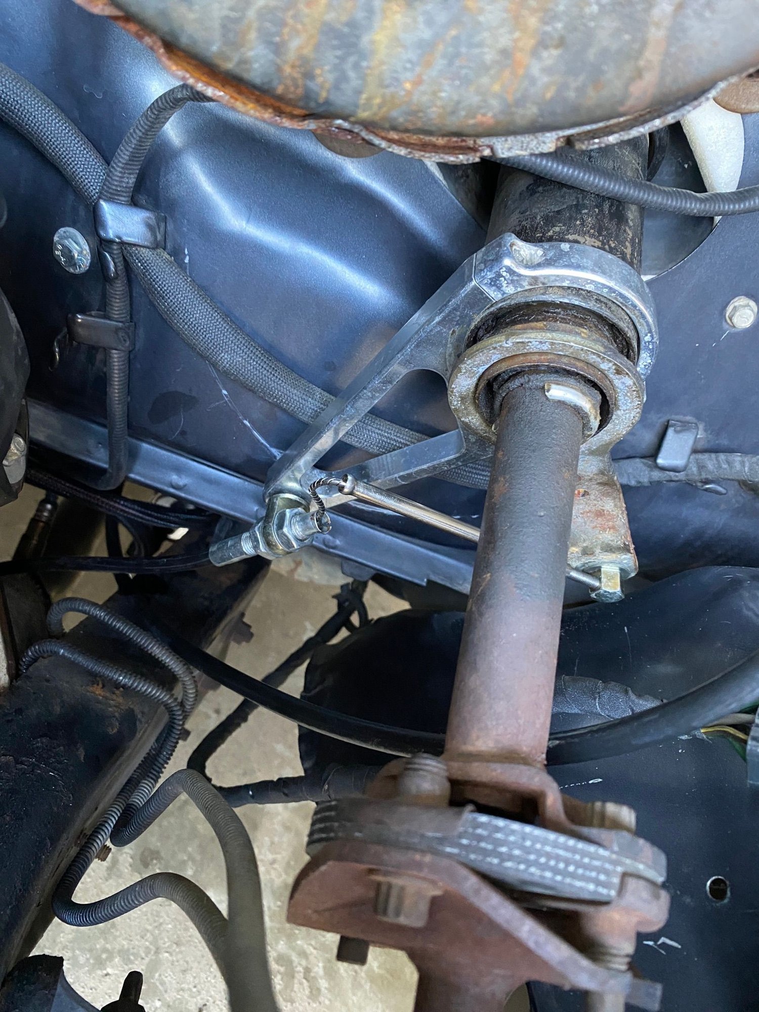 Busted shifter cable. 