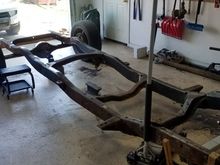 Back to the bare frame. Hope this will be the last time the cab comes off. 
