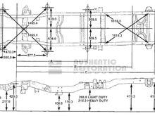 94 to 97 frame specs... I think. A,B, and C specs pertain to cab/wheelbase styles.