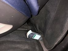 The lock in green position 