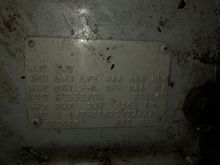 Tag under the passenger seat 