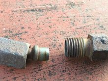 one of the nuts with ferrule attached
side view of male/male connector