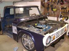 You can see the hoses peaking out here. 