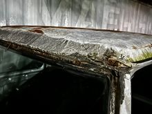 Somebody ftried a fiber glass repair