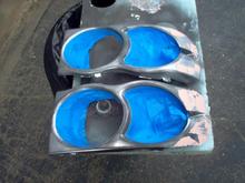 inserts sanded, taped and bondoed 2