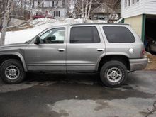 diamond plating on the handles, gas cover, and rocker panel, stock rims