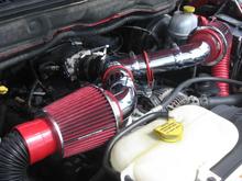 custom air intake.