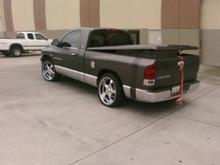 2000lb pallet of tiles. tires at 28psi