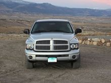 Black headlights and foglights