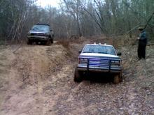 Its always the chevy getting stuck!