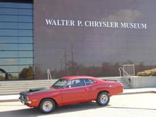 1972 Dodge Demon 340 at the Chrysler Museum