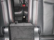 View between 2nd row captains chairs.