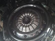 Clutch and pressure plate installed