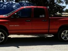 After 2.5 front level kit