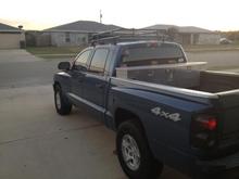 Side view. All terrain 275/75R 16 Tires