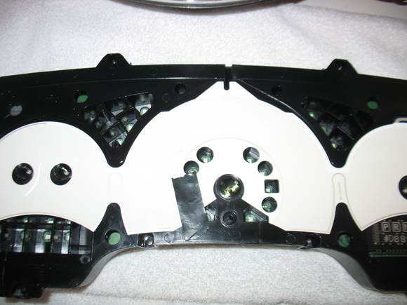 Black tape over Check Engine Light