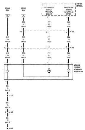 2008 Dakota Laramie wiring diagrams w/ heated mirrors (Diagram 2)