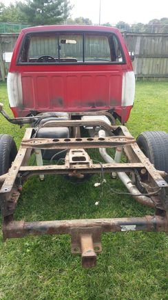 Will wire brush frame and use por 15 on it.