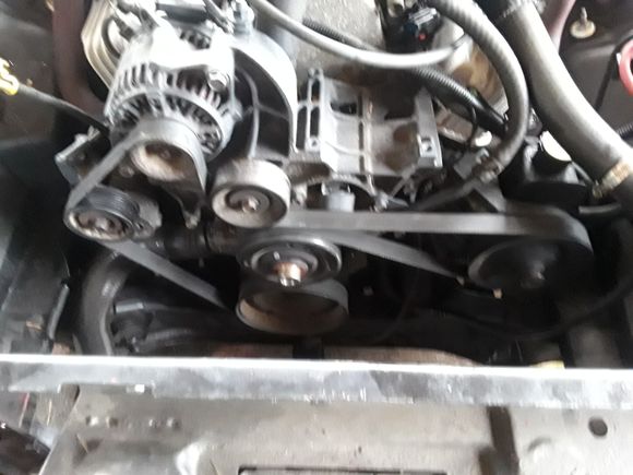 With no modification besides removing a/c compressor and hounestly i dont think you even have to do that