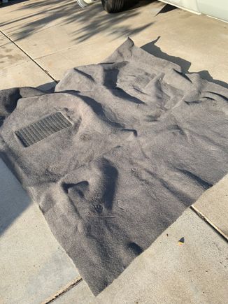 ACC carpet kit being laid out.  Getting back at the project this weekend.