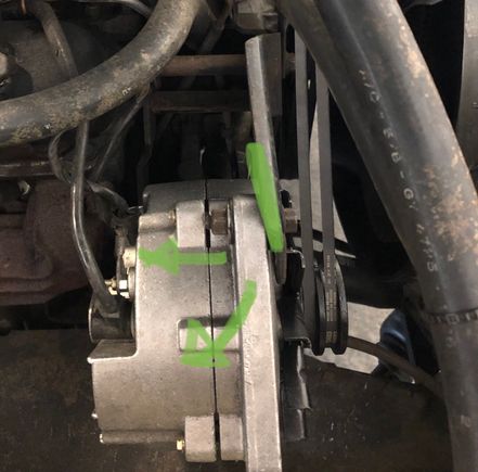With the angle of the bends existent in the bracket, I suspect if I bend back/down that should bring it back in line.