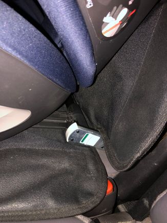 The lock in green position 