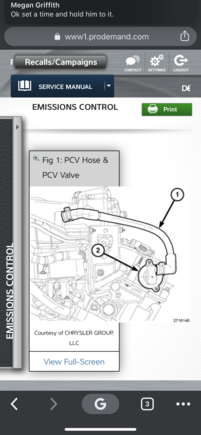 #1 is PCV tube
#2 is PCV valve