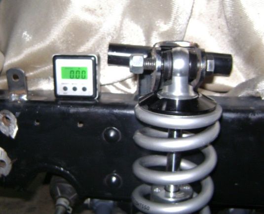 Drivers side, zeroed on the frame