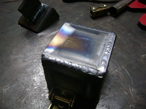 Practicing TIG. At least Im not dipping the tungsten every three seconds now. 