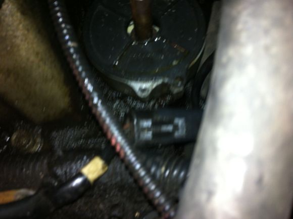Distributer was held on with a zip tie screw was snapped