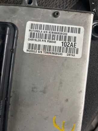 Test pcm from durango 98 v8