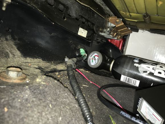 routing wires under drivers seat