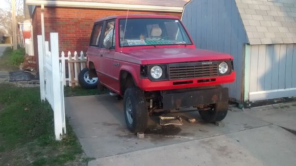 Front brakes done and some of the suspension.