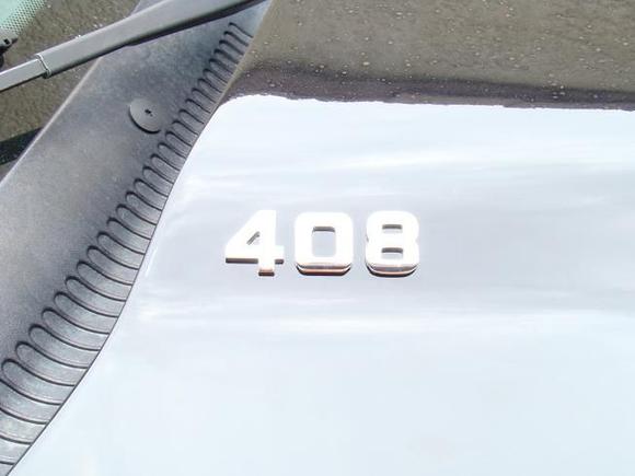 Previous hood badges - 408