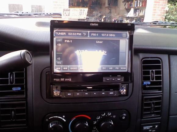 dvd headunit flipped out
