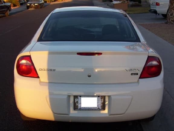 The rear shot when I first got it