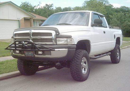 Shot two new pics of my truck with my bumper &quot;gills&quot; and my repositioned driving lights.