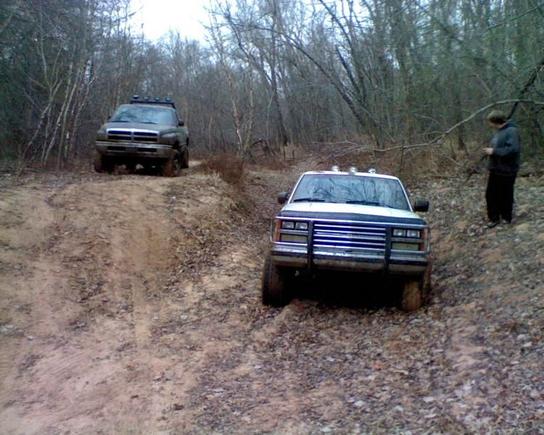 Its always the chevy getting stuck!