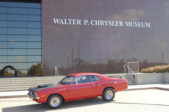 1972 Dodge Demon 340 at the Chrysler Museum