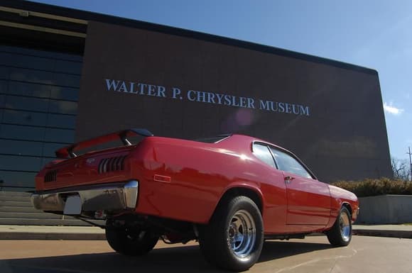 1972 Dodge Demon 340 at the Chrysler Museum