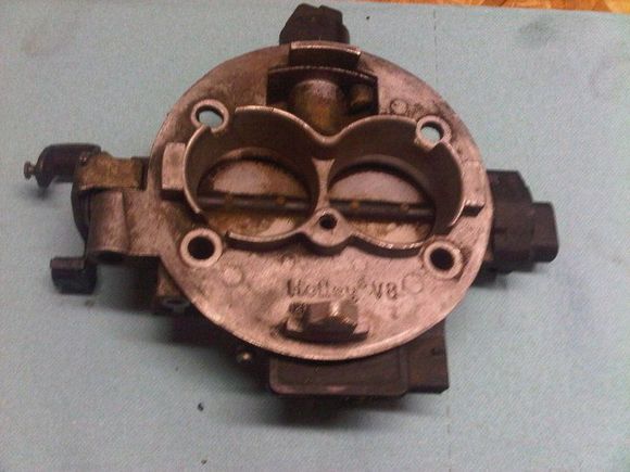 stock throttlebody with airhorns and restrictions