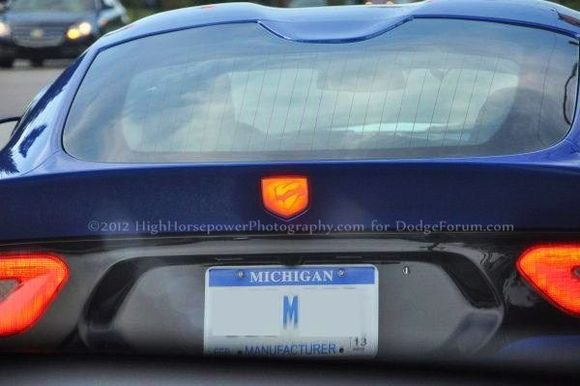 The 2013 SRT Viper GTS in metallic blue