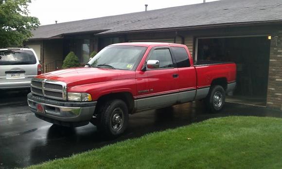 There she is all stock been to north Carolina a few times and back hauling a very big 5th wheel