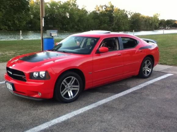 waxing my baby in the park