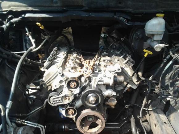 Motor ready to pull