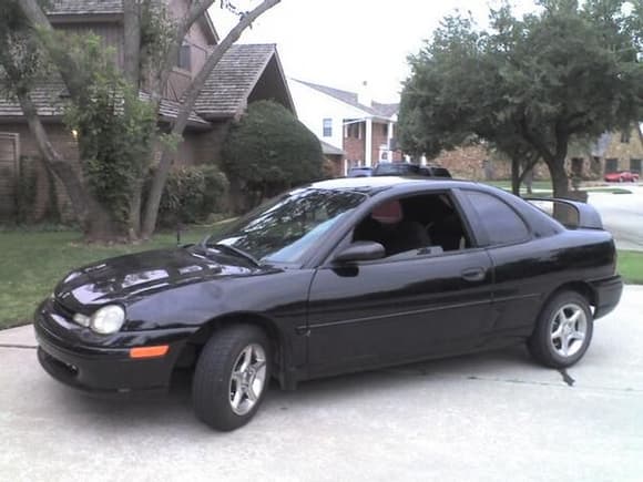 Damn dents!!! See the fender? A ginormous tree branch fell on her during a wind storm.