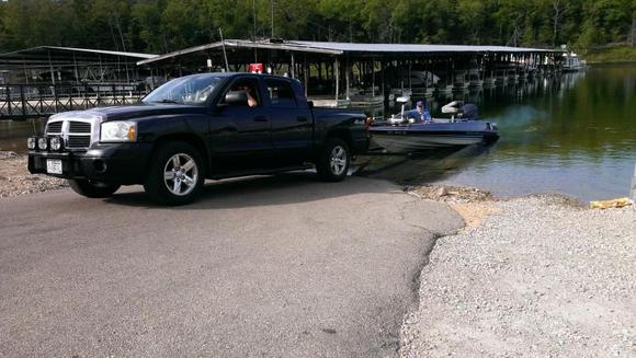 Launching the Boat in Arkansas